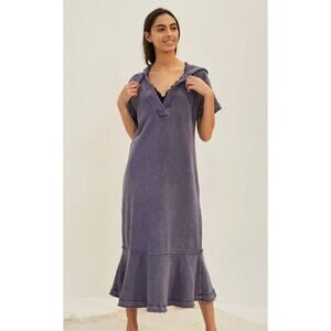 Daily Practice by Anthropologie Megan Hooded Maxi Dress, Small